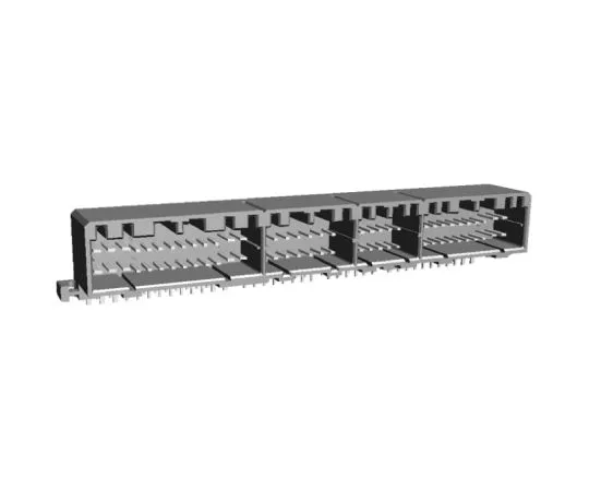 64-0398-23　TE Connectivity MULTILOCK 040/070 Female Connector Housing, 76 Way, 2 Row Right Angle　174915-6