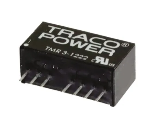 64-0607-35　TRACOPOWER TMR 3WIE 3W Isolated DC-DC Converter Through Hole, Voltage in 4.5 → 18 V dc, Voltage out ±5V dc　TMR 3-1221WIE