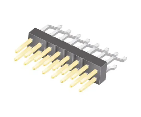 64-0582-34　Samtec TSM, 16 Way, 2 Row, Right Angle Pin Header　TSM-108-02-L-DH