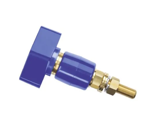 64-0517-81　Schutzinger 4mm Blue Terminal Post, 1kV, 200A, M12 x 1 Thread　POL 201 / BL