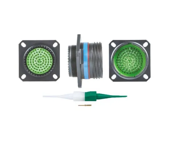 64-0573-66　Souriau 8D Series, 79 Way Panel Mount MIL Spec Circular Connector Receptacle, Pin Contacts,Shell Size 21, Screw　8D021Z35PN