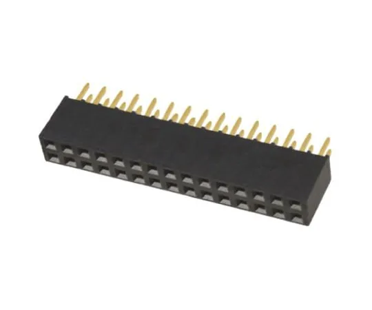 64-0580-51　Samtec SSQ Series 2.54mm Pitch 30 Way 2 Row Straight PCB Socket, Through Hole, Solder Termination　SSQ-115-01-G-D