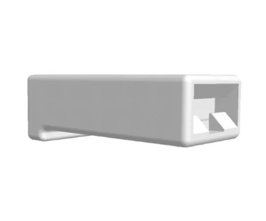 64-0380-17　TE Connectivity AMP FASTIN-FASTON Series, 1 Way Nylon 66 Crimp Terminal Housing, 6.35mm Tab Size, Natural　180905
