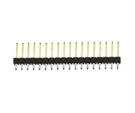 64-0591-17　Samtec TSW, 18 Way, 1 Row, Straight Pin Header　TSW-118-14-L-S