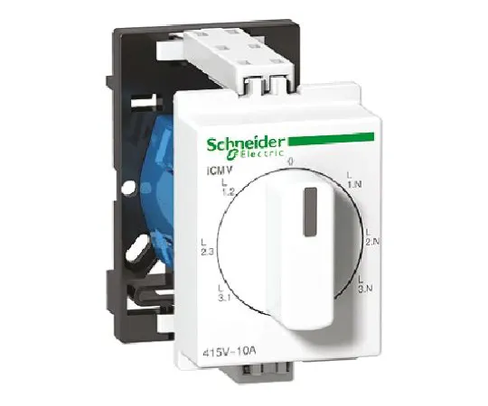 64-0636-07　Schneider Electric, DPDT 5 Position Rotary Switch, 415 V ac, 10 A, Stay Put Actuator　A9E15121