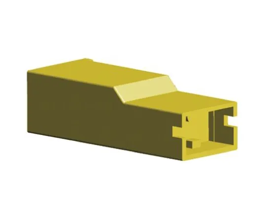 64-0381-33　TE Connectivity Positive Lock .250 Series, 1 Way Nylon Crimp Terminal Housing, 6.35mm Tab Size, Natural　154719-4