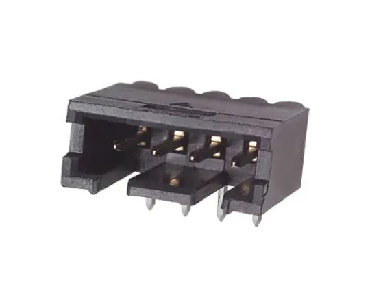 64-0397-82　TE Connectivity AMPMODU MOD II, 4 Way, 1 Row, Right Angle PCB Header　5-102203-1