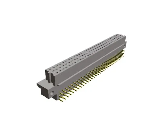64-0397-63　TE Connectivity Eurocard Series 96 Way 2.54mm Pitch, Type R Class C2, 3 Row, Right Angle DIN 41612 Connector, Socket　650461-4