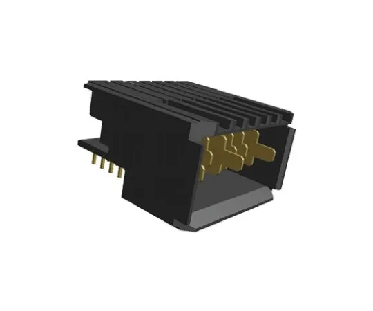 64-0374-42　TE Connectivity Z-PACK, 7 Way, 1 Row, Right Angle Backplane Connector　120957-2