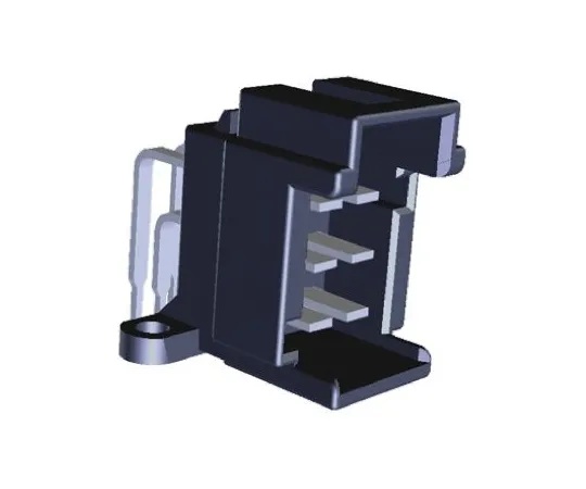 64-0376-76　TE Connectivity Timer, 6 Way, 3 Row, Right Angle PCB Header　9-966140-5