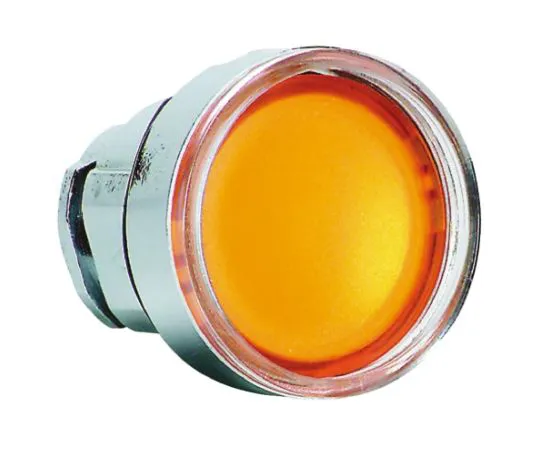64-0498-17　Schneider Electric Harmony XB4 Series, Orange Push Button Head, Push Push, 22mm Cutout　ZB4BH053