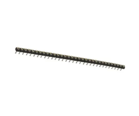 64-0594-80　Samtec SL Series 2.54mm Pitch 32 Way 1 Row Straight PCB Socket, Through Hole, Solder Termination　SL-132-T-12