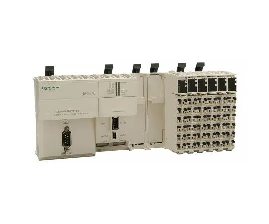 64-0608-55　Schneider Electric Modicon M258 PLC CPU, Ethernet Networking, 128000 Instructions Program Capacity, 26 Inputs, 16　TM258LD42DT4L
