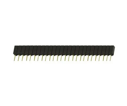 64-0595-57　Samtec SSA Series 2.54mm Pitch 26 Way 1 Row Straight PCB Socket, Through Hole, Solder Termination　SSA-126-S-G