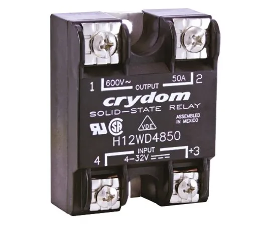 64-0446-75　Sensata / Crydom 125 A Solid State Relay, Zero Cross, Panel Mount, SCR, 660 V rms Maximum Load　H12WD48125PG