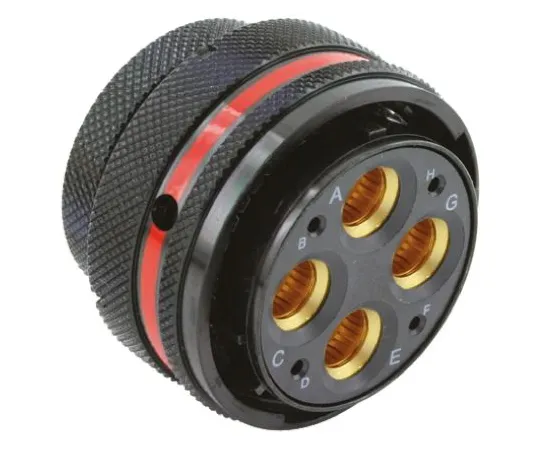 64-0549-36　Souriau 8STA Series Cable Mount Connector, 4 contacts Plug　8STA62444SN