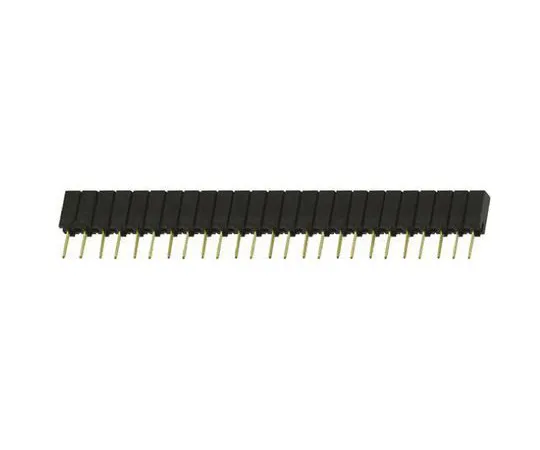 64-0595-59　Samtec SSA Series 2.54mm Pitch 25 Way 1 Row Straight PCB Socket, Through Hole, Solder Termination　SSA-125-S-G