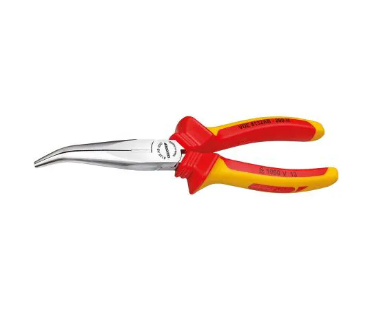 64-0619-70　Gedore 160 mm Steel Long Nose Pliers With 46mm Jaw Length　VDE 8132 AB-160 H
