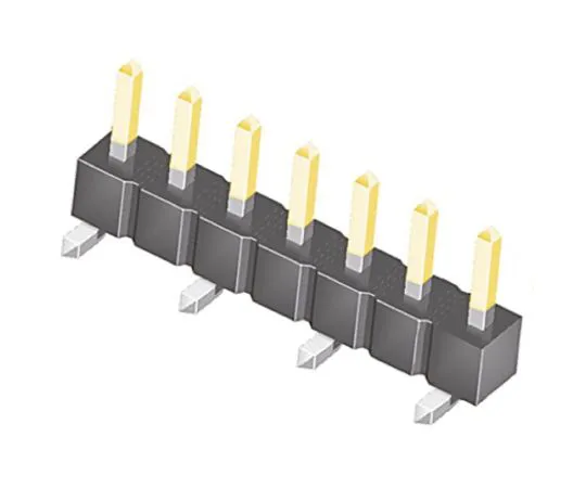 64-0582-30　Samtec TSM, 7 Way, 1 Row, Straight Pin Header　TSM-107-01-L-SV