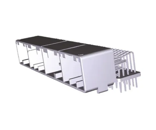 64-0397-13　TE Connectivity 4 Row 135 Way Through Hole Socket Wire to Board Connector, with Solder Termination Method　6376430-2