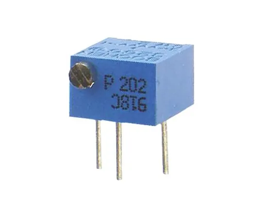 64-0484-66　5kΩ Through Hole Trimmer Potentiometer 0.25W Side Adjust Bourns 3266 Series　3266P-1-502LF