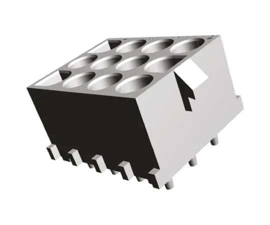 64-0400-34　TE Connectivity Universal MATE-N-LOK, 12 Way, Straight PCB Header　350433-4