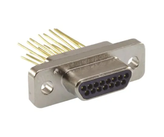 64-0610-79　ITT Cannon MDM Series 1.27mm Pitch 15 Way Straight Panel Mount Male Wire Wrap D-sub Connector, 3A　MDM-15PL1B-A174