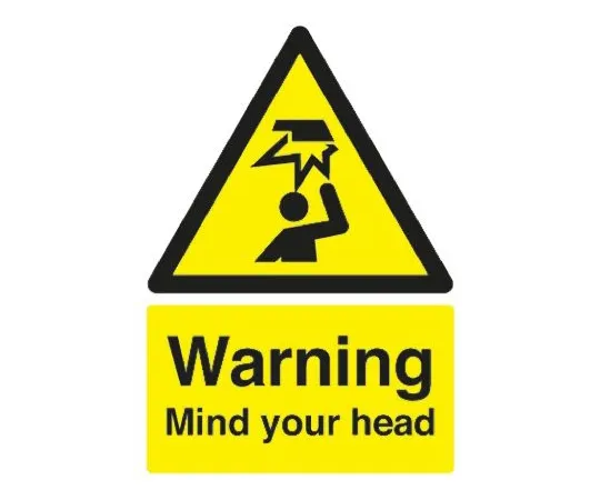 64-0566-37　RS PRO Warning Sign (English), Black/Yellow PP　763-1667