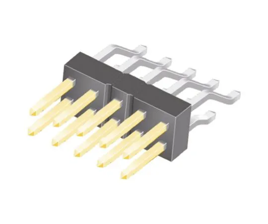 64-0582-22　Samtec TSM, 10 Way, 2 Row, Right Angle Pin Header　TSM-105-02-L-DH
