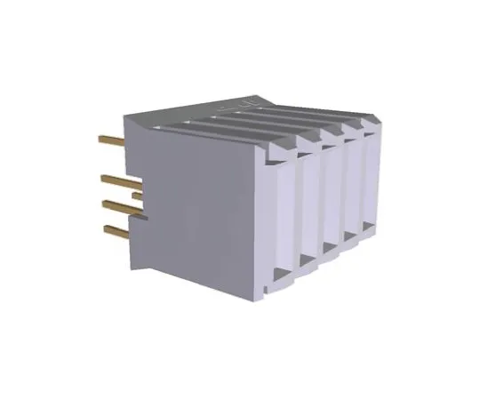 64-0374-27　TE Connectivity Z-PACK HM Series 5 Way Straight PCB Socket, Through Hole, Solder Termination　120953-2