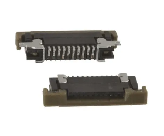64-0611-93　Amphenol FCI SFV-R 0.5mm Pitch 10 Way Right Angle SMT Male FPC Connector, ZIF Top Contact　SFV10R-2STE9HLF