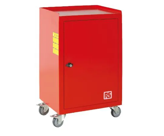 64-0517-58　RS Pro Steel Wheeled Tool Chest, 730mm x 450mm x 310mm　753-1598