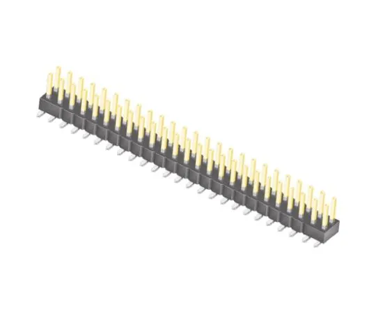 64-0590-57　Samtec TSM, 50 Way, 2 Row, Straight Pin Header　TSM-125-02-L-DV