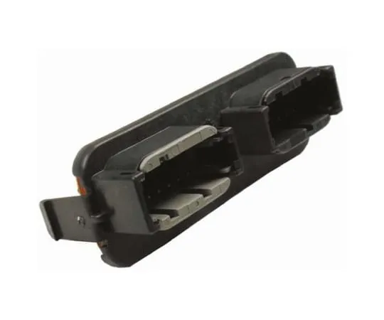 64-0413-01　Deutsch DTM, 24 Way, 2 Row, Right Angle PCB Header　DTM13-12PA-12PB-R008