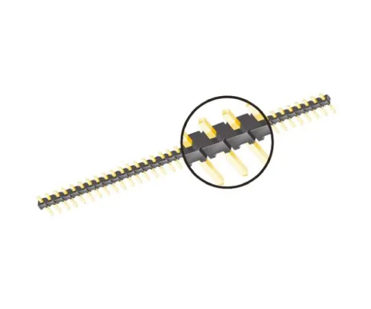 64-0581-66　Samtec TMM, 5 Way, 1 Row, Straight Pin Header　TMM-105-01-G-S