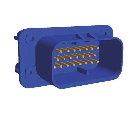 64-0425-65　TE Connectivity AMPSEAL Series, 3 Row 23 Way Panel Mount Plug PCB Connector, with Solder Termination Method　1-776200-5