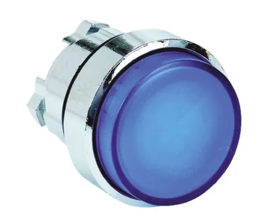 64-0498-35　Schneider Electric Harmony XB4 Series, Blue Push Button Head, Spring Return, 22mm Cutout　ZB4BW163
