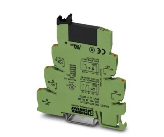64-0345-21　Phoenix Contact PLC-OPT- 24DC/230AC/1 Series 24V dc DIN Rail Interface Relay Module　2900369