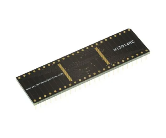 64-0478-01　Winslow Straight Through Hole Mount 0.5 mm, 2.54 mm Pitch IC Socket Adapter, 48 Pin Female SOP to 48 Pin Male DIP　W13014RC