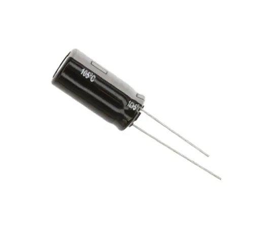 64-0455-01　NIC Components 100μF 35V dc Aluminium Electrolytic Capacitor, Through Hole 8 (Dia.) x 11.5mm +105°C 8mm 3.5mm　NRSZ101M35V8X11.5F
