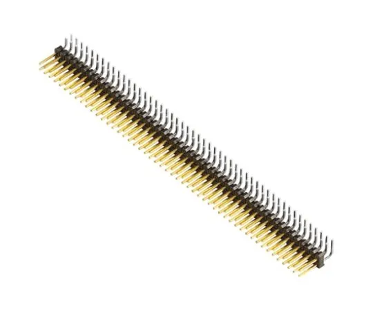 64-0591-43　Samtec TSW, 100 Way, 2 Row, Right Angle Pin Header　TSW-150-08-L-D-RA