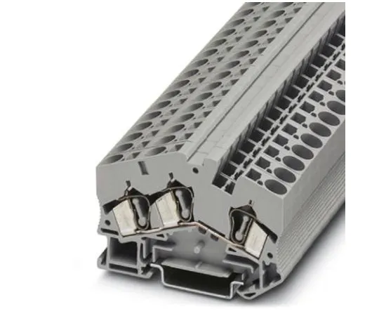 64-0637-07　Phoenix Contact, STS 6-TWIN Series , 800 V Spring Cage, Spring Cage Termination　3038150