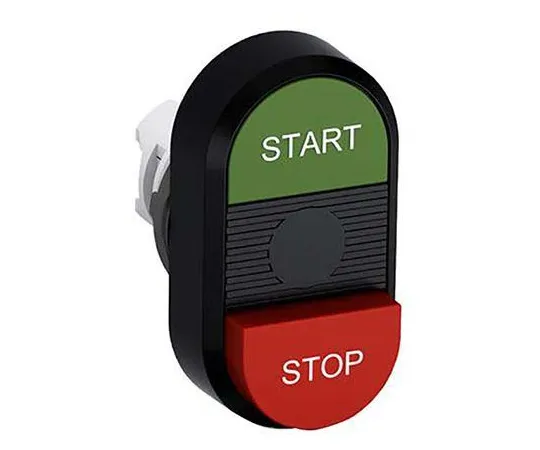 64-0540-74　ABB ABB Modular Series, Green, Red Push Button Head, Momentary, 22mm Cutout　1SFA611144R1106  MPD15-11B