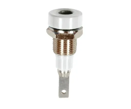 64-0568-10　White Socket Banana Plug Tab 30 V ac, 60 V dc　23.0060-29
