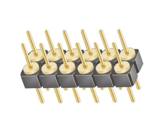 64-0580-82　Samtec TD, 12 Way, 2 Row, Straight Pin Header　TD-106-G-A