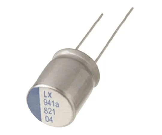 64-0571-99　Nichicon 22μF 50V dc Aluminium Polymer Capacitor, Through Hole 8 (Dia.) x 8.5mm +125°C 8mm 3.5mm　PLX1H220MCL1