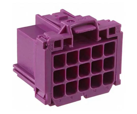 64-0426-39　TE Connectivity AMP MCP 2.8 Series, 3 Row 15 Way Socket Housing　5-968973-1