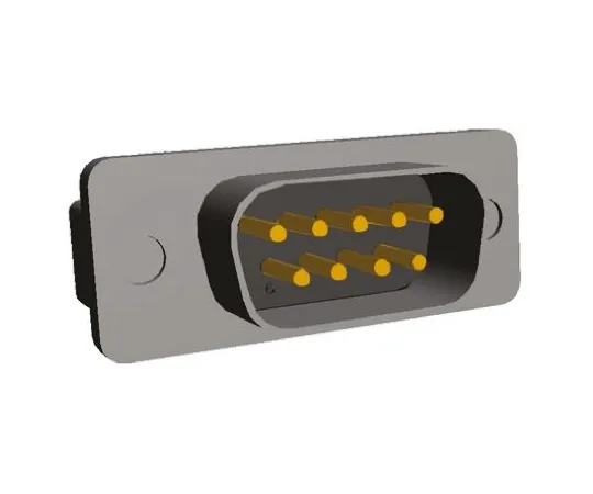 64-0462-25　TE Connectivity Amplimite HD-20 Series, 9 Way Through Hole PCB D-sub Connector Plug, with 4-40 UNC PCB Retention Insert　2-5748003-0