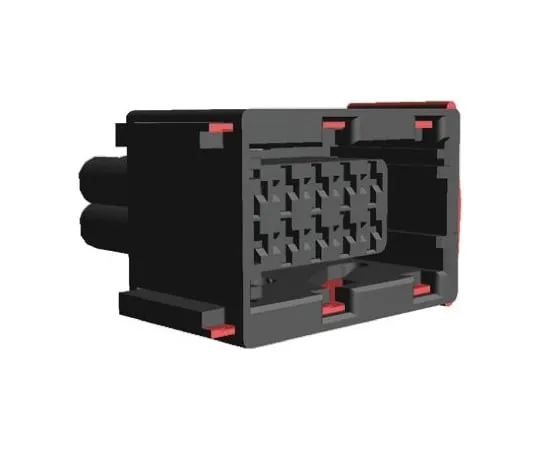 64-0378-15　TE Connectivity Junior Power Timer Series, 2 Row 10 Way Cable Mount Socket Housing　1-967240-1