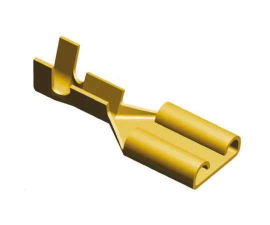 64-0578-18　TE Connectivity FASTON .250 Series Crimp Receptacle, 6.35 x 0.81mm, 0.3mm² to 0.8mm², 22AWG to 18AWG　41771-1